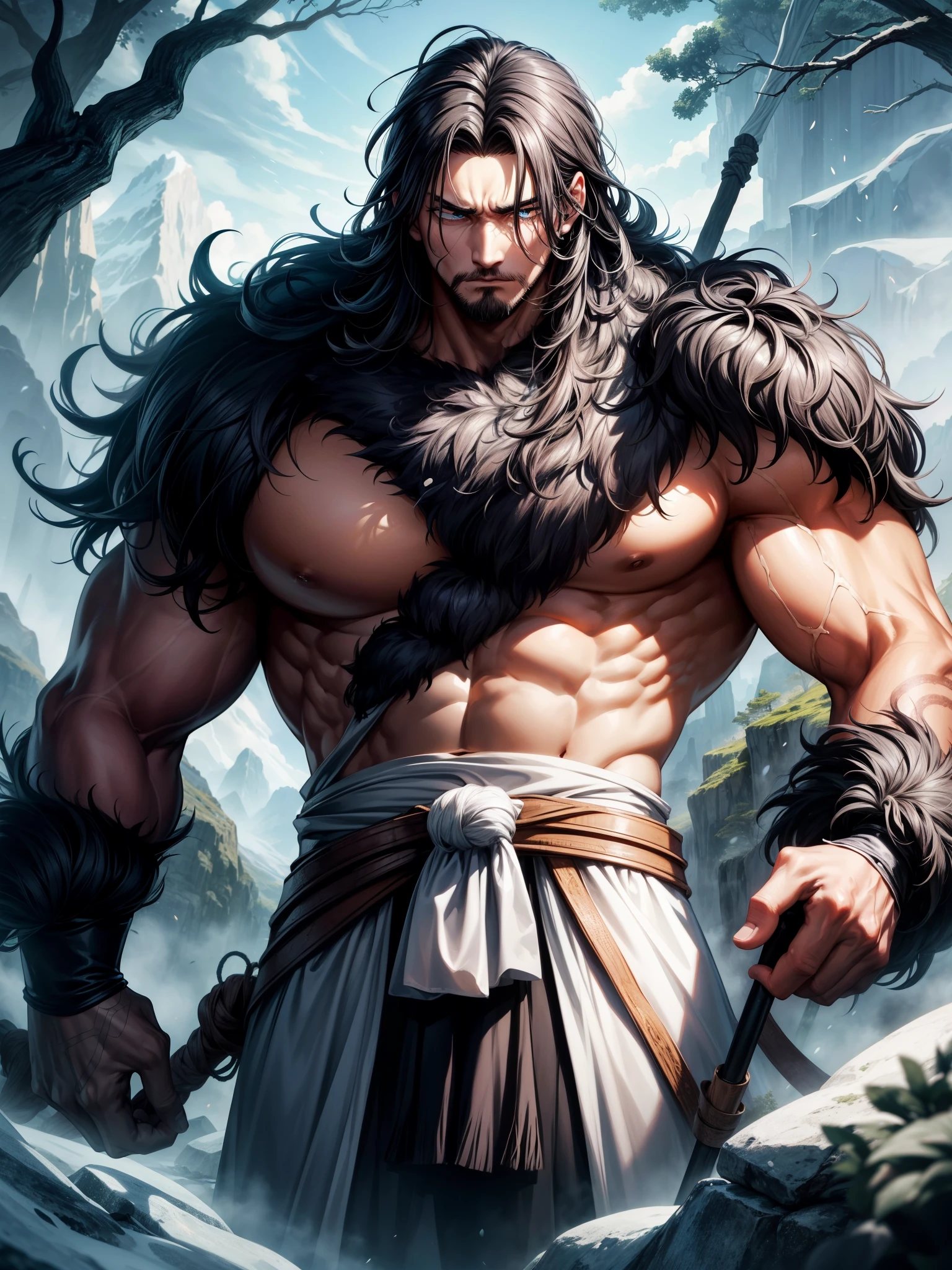 The one-eyed giant、Due to its strange appearance and intimidating presence、Many myths and legends from ancient times to the present、It has appeared in fiction。less than、Provides a detailed depiction of the One-Eyed Titan。
### 外見
The one-eyed giant、Has a huge body、It is several times taller than an average human.。His skin is as hard as a rock、It has a rough texture。Their skin is grey or dark brown.、A pattern resembling stone that has weathered over the years emerges.。A muscular body speaks of strength、It looks as if it is made of steel。
### Face and eyesThe face of the one-eyed giant、A broad, flat forehead with a single eye beneath thick eyebrows、The eye is set large and in the center of the whole.。The eyes shine red、It feels like lava heat.。Deep wrinkles around the eyes、It has a sharp gaze that seems to stare forever.。Sharp fangs line the mouth、When he laughs, he has a scary smile。
### 衣装と装備
The one-eyed giant、Mostly dressed simply、I often try to make it easier to move around.。Wearing the skin of an animal、A heavy belt is fastened around the waist。Animal fur draped over shoulders、Protects against the cold。In their hands they carry huge clubs and stone axes.、They symbolize his overwhelming power.。
### 挙動と環境
The one-eyed giant、the forests or the mountains、They live in natural environments such as caves.。His movements are heavy々Successfully、大地Shakingるほどの力強さを持っています。Walking through the forest、wood々Shaking、The sound of branches breaking echoes。His voice was as low as thunder、It causes fear in the surrounding creatures.。
### 印象
The one-eyed giant、Its appearance and presence exudes overwhelming fear.。but、On the other hand、He also exudes a unique sense of sadness and loneliness.。Only one eye、With wisdom that seems to see through everything、It contains a sense of sadness, as if searching for something.。
### 総括
The one-eyed giant、Power and fear、It symbolizes solitude and wisdom.。その巨体とOnly one eye、Mysterious yet awe-inspiring、It's a fascinating character。In the story、They often appear as challenges or enemies.、It is depicted as a huge wall that stands in the way of the protagonists.。