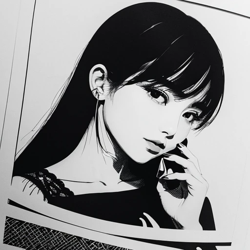 masterpiece,(best quality),(1girl) ,solo,(high contrast:1.2), ((hands on the pocket)), <lora:pixelate-03:1>