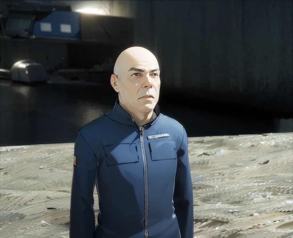 highly detailed and ultra-realistic scene of an old soldier