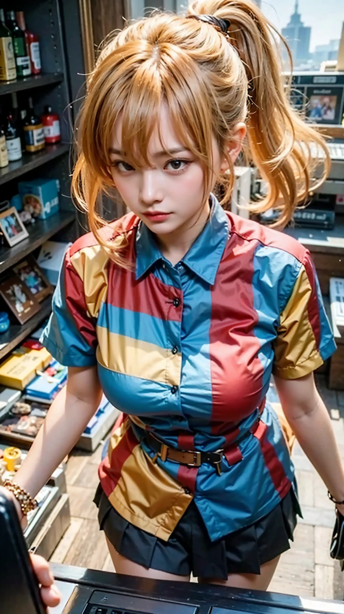 Full body portrait, (masterpiece:1.2), (best quality), (ultra detailed), (8k, 4k, intricate),(full-body-shot:1), (highly detailed:1.2),(detailed face:1.2),(detailed background),detailed landscape, (dynamic angle:1.2), (dynamic pose:1.2), The Half Dragon Shyvana, ultimately intricate details, Purple scale skin, busty, Long hair, red armor, yellow eyes, (dragon scales:1.1) , tattoo, floating hair,