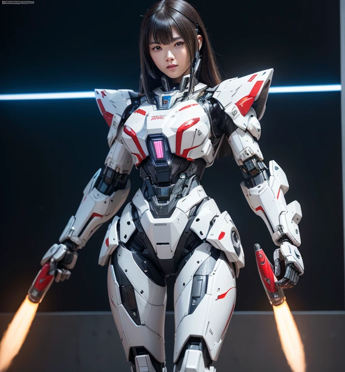  Super detailed, advanced details, high quality,  High resolution, 1080p, hard disk, beautiful,(war machine),Armor War,(Rocket Missile)Capture the big picture,beautiful,Mecha cyborg girl,battle mode,Mecha body girl,She is wearing a futuristic war machine weapon mecha,A powerful cyborg woman, sleek and futuristic, with advanced mechanical augmentations that enhance her strength and capabilities.