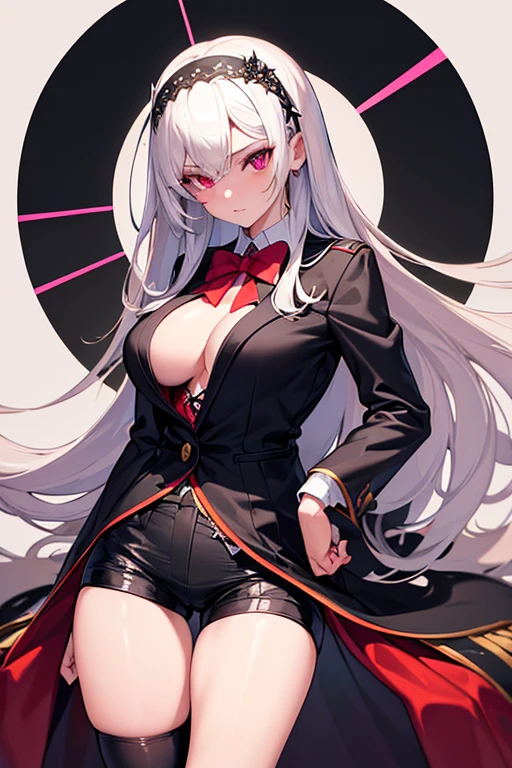 best quality, Optimal resolution, masterpiece, Super detailed, pretty, Black Hair, long hair, Golden Eyes, Pink lips, indoors, in the room, Sunlight, Bright Light, Shameful expression, Large Breasts, Big buttocks, Big buttocks, Flowing hair, Lying in bed, whole body, Front diagram, a young japanese woman, 1 girl, beautiful detailed eyes, beautiful detailed lips, extremely detailed face, long hair, slim, 25 years old, wearing sunglasses on her head, black jacket, white button-up shirt, purple gloves, shorts, thigh highs, garter belt, detailed clothing, masterpiece, photorealistic, 8k, cinematic lighting, vibrant colors, elegant, fashion portraitAraffe dressed as a snow White with a red bow and a red bow, Beautiful vampire queen, 臉紅 realistic role play, 《Adventure Treasure》Marceline, anime girl role play, 4K HD snow White hair, Beautiful vampire queen, snow White as a d &D Fighter, snow White, anime role play, role play, Vampire Camilla, 有着长长的Black Hair, on the street,Torn clothes,Large Breasts 大乳暈 masterpiece, best quality, high quality, Very detailed CG uniform 8k wallpaper, blossoming landscape, dry place,such as an empty desert, dearest, cunning, mono lake, common tree, 3D digital painting, Award-winning photography, Bokeh, Depth of Field, HDR, bloom, Chromatic Aberration, Reality, Very detailed, Popular on artstation, Popular on CGsociety, Wheels within wheels, High Detail, Dramatic, midjourney's Artwork 1Girl, (Dakota:1.0), blue eyes, Pixie Short Hair, blush, Human Resources Bikini (Large Breasts:1.0), (Large areola:1), , (Pure face_V1:0.5) Increase height Clothes got wet