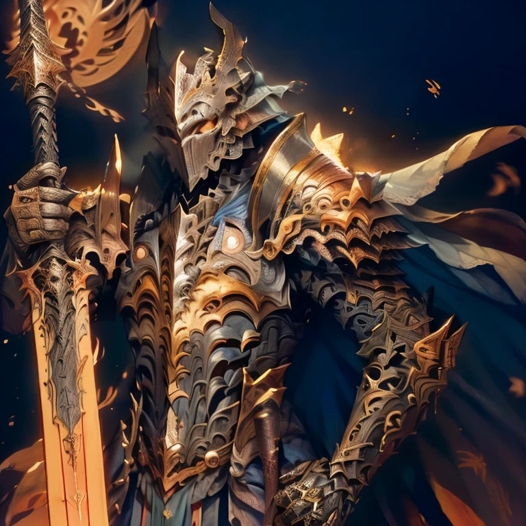 最high quality(8K,masterpiece,high resolution,最high quality,Highest quality realistic texture skin,Ultra-Realistic,Resolution up,,最high quality,High definition,)、Man Warrior、Short Hair、1 male, Fantasy Style、Short-haired young man with black hair、Dark Eyes、A fearless face、Flexible muscles、Black great sword on his back、Black Chainmail（Lock the curtains）、Red headband with black metal、Put your hand on the sword、Rin々A beautiful smile, Serious expression, On the battlefield, masterpiece, high quality, Portrait Shot, Wide-angle, Professional photography, Exquisite Armor Detail, Complex patterns,Long, thick straight sword