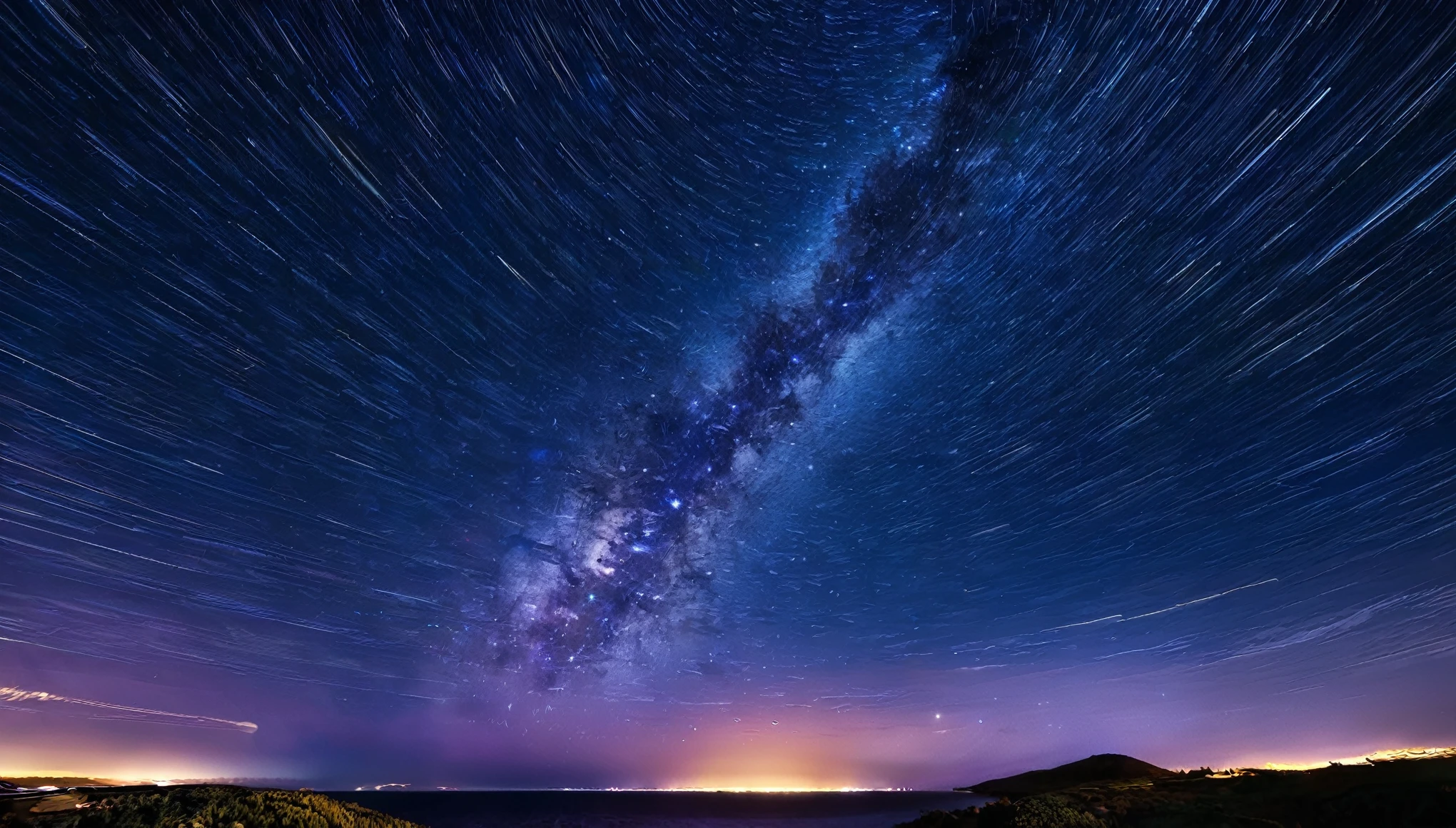 stunning view of the stars in the night sky