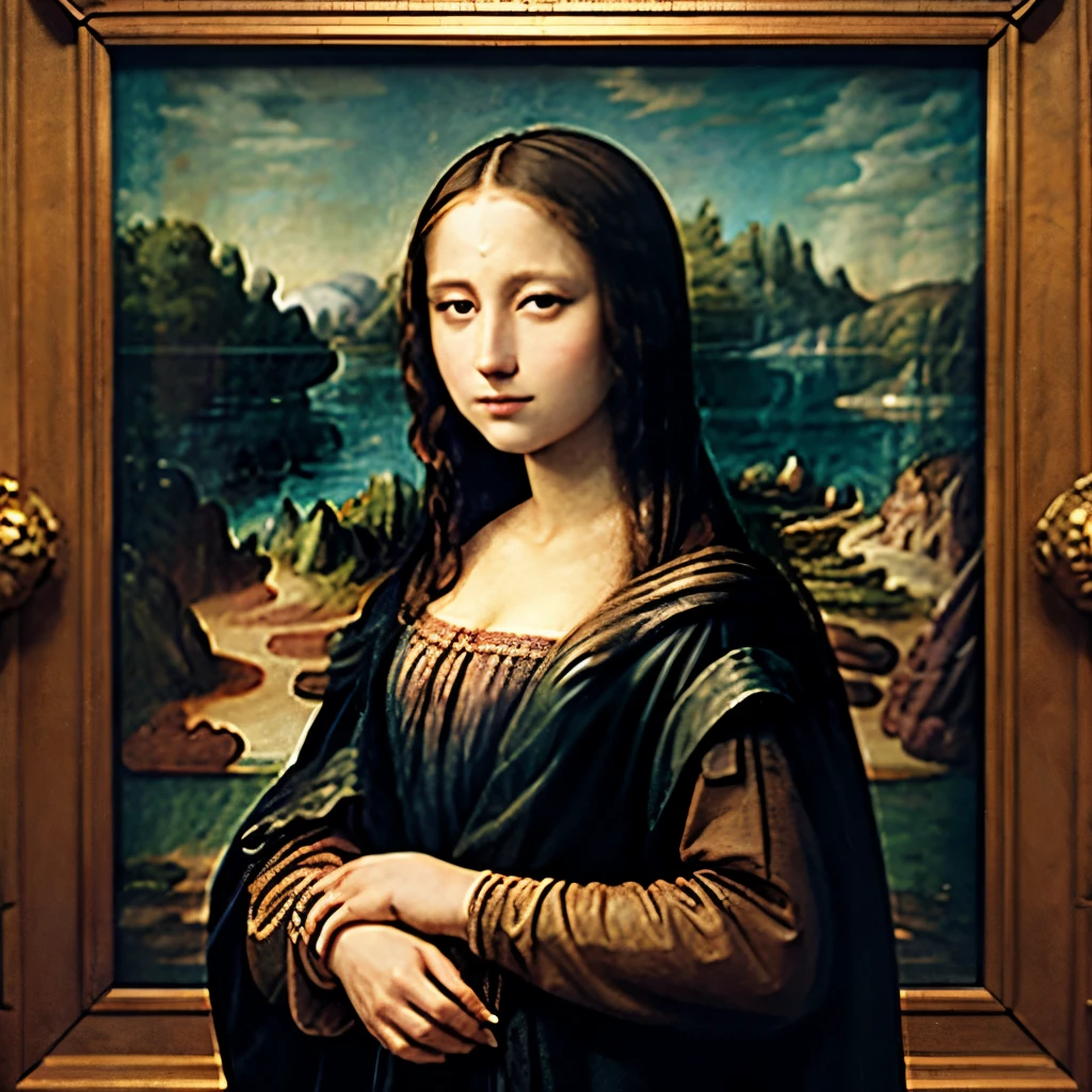 Orihime(Bleach) fusion with Mona Lisa