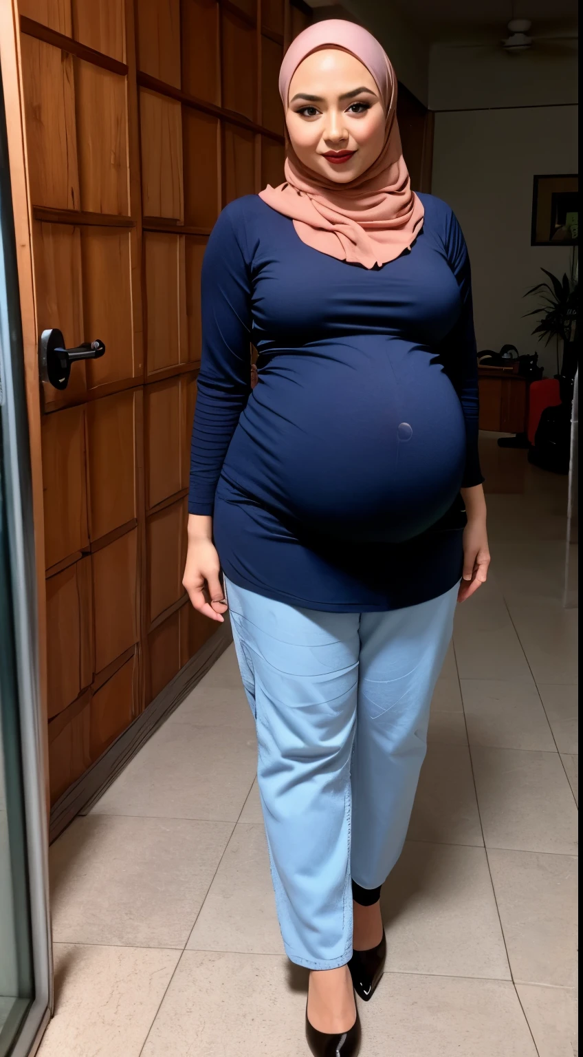 Mulher gravida sentada em uma bola azul em uma sala de estar, barriga saltitante, pregnant belly, 3 5 year brazilian mother, her belly is fat and round, Malika Favre, fernanda suarez, quadris insanamente inflados, gravidez, Directed by: Nandor Soldier, imagem de perfil, Marischa Becker, Fotografia tirada em 2 0 2 0
