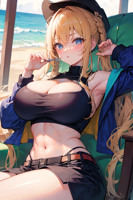 ((highest quality, 8k, masterpiece :1.3)), Three Girls, Beautiful woman with slim abdominal muscles :1.3, (Random Hairstyles, Huge breasts :1.2), Casual clothing :1.2, Outdoor, Highly detailed face, Fine grain, double eyelid