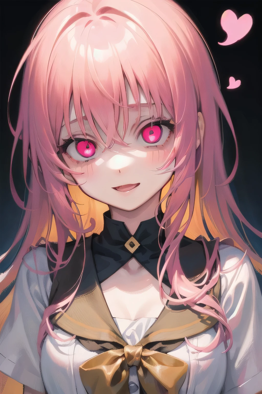 (Tabletop:1.0), (highest quality:1.4), (High resolution:1.2), From the side,Sharp contours, boyish, highest quality, masterpiece,Glasses,Voice of the Heart,yandere,Browsing Caution,nude,facial,Excessive ,Chest to chest,Upper Body,Ecstasy,saliva,blush,Heterochromia iridis,Colorful Hair