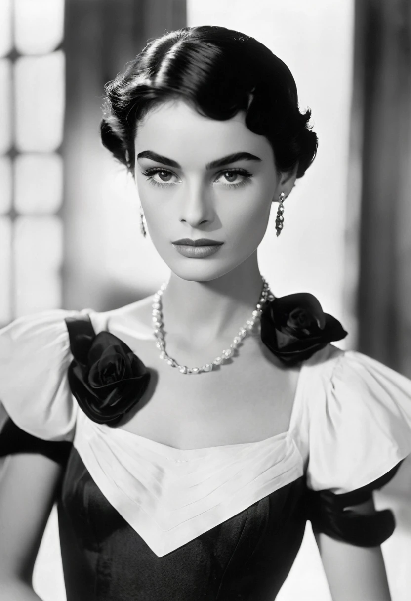 Coco Chanel had a slender, wiry figure with elongated lines and pointed geometry. Her figure was rather athletic, with slight curves in the right places. She was above average height, but visually looked smaller. Her thin physique gave her grace and fragility.
As for her hair, Coco Chanel preferred a short hairstyle with neat straight or slightly angled strands. She was also known for her dark and thick eyebrows, which gave her face a distinct look.