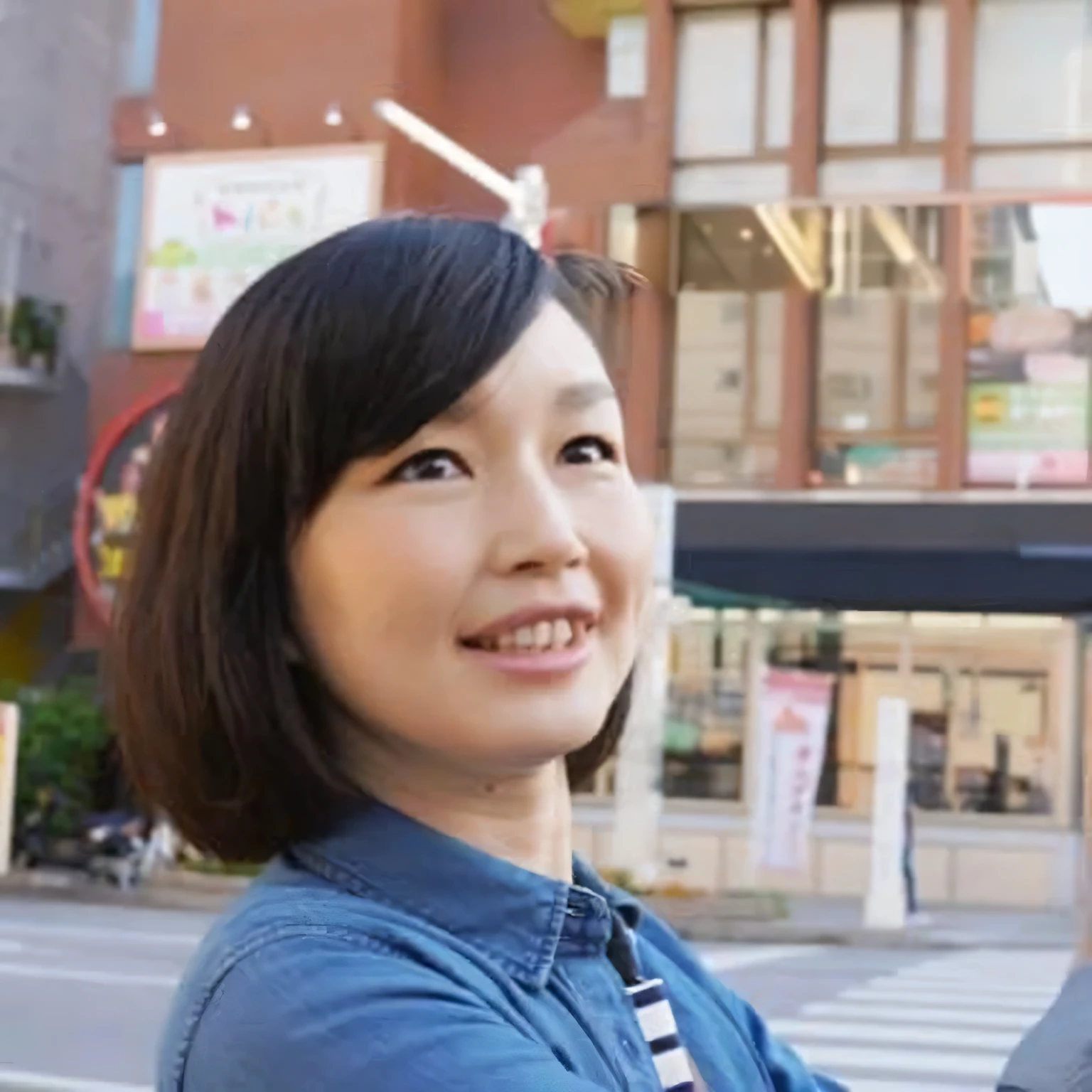 Arabic Asian woman taking a selfie in front of a building, Chiho, Hole in the Motto, narumi kakinouchi, Ai Yazawa, yuuka kazami, tsugumi ohba, tsutomo nihie, Chiho ashima, aoshima Chiho, Aoi Ogata, yayoi kasuma