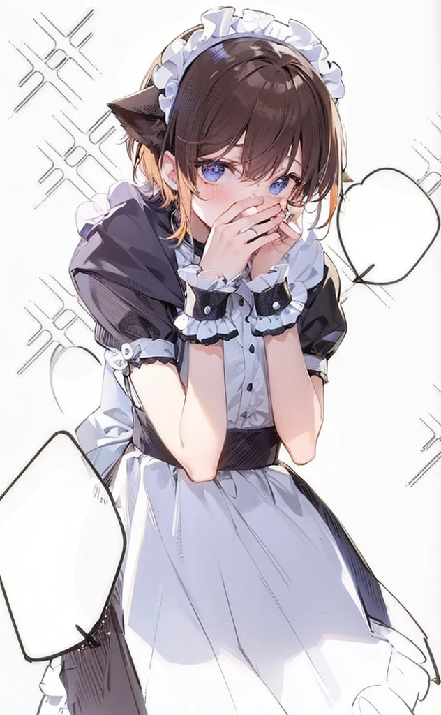 (((Boy with cat ears))), 8k, ((best quality)), 11 yease old, very cute, orange hair, very blush