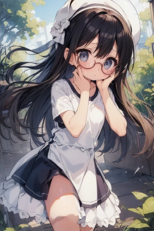 (Beautiful thighs、White legs、Thin thighs:1.5)