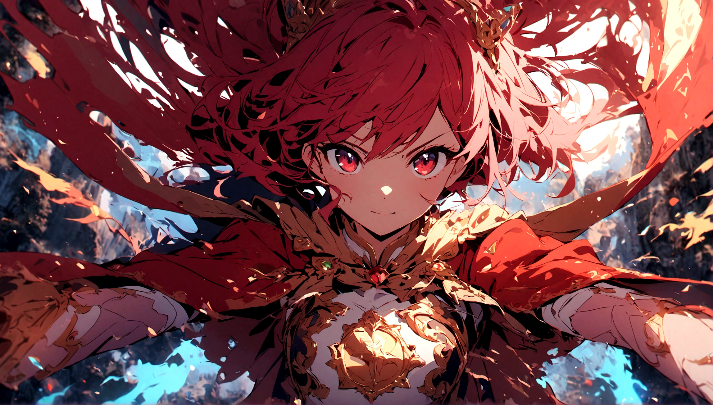 ferrari rojo en primer plano en el medio de la caretera