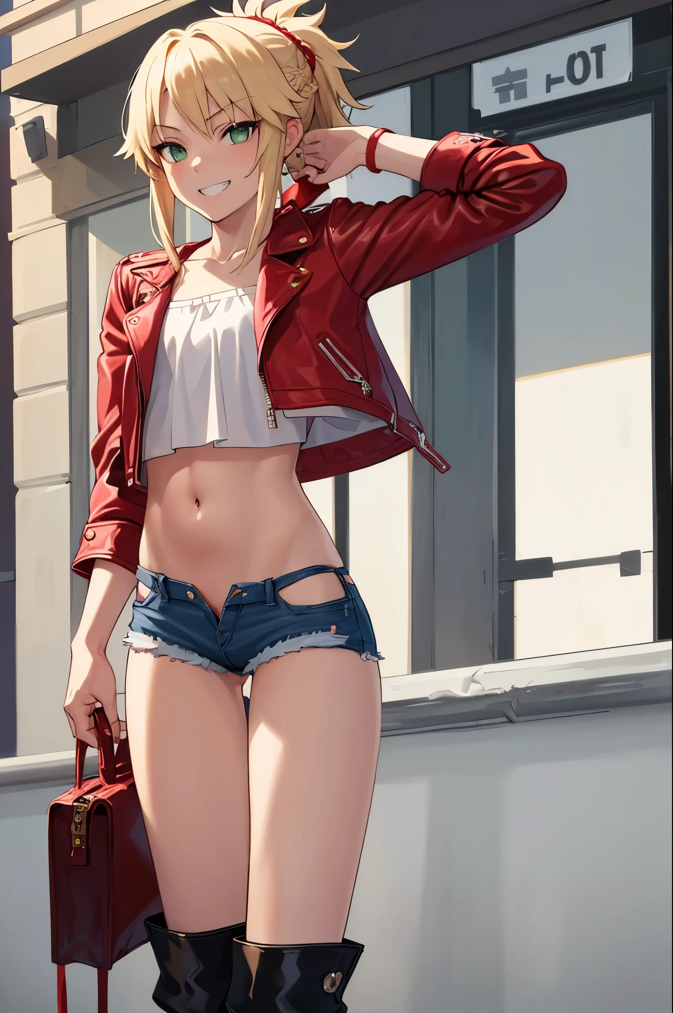 Best image quality, cliff, Adventurer, ""White underwear"", stand, Spread your legs, Rainfall, Blonde, ""woman"",