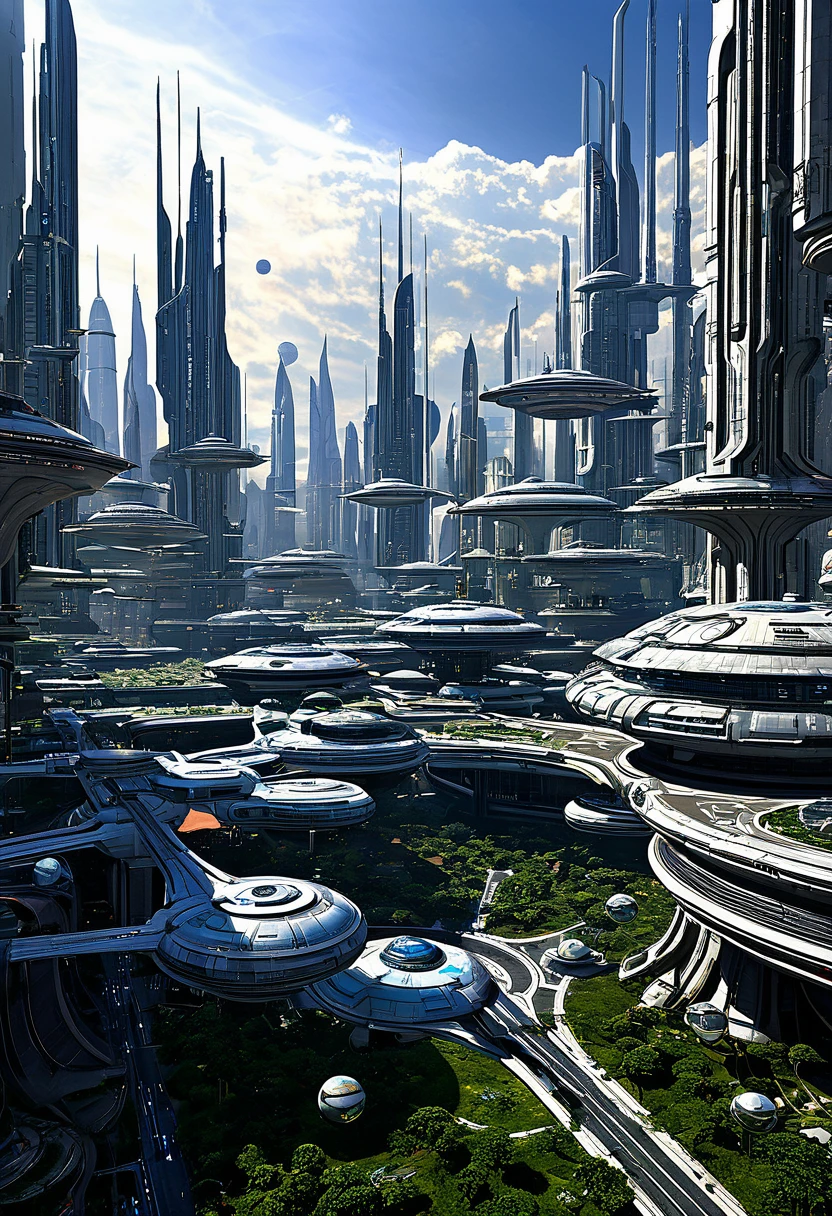 The name of the capital of the Republic, the planet-city of Coruscant, comes from the Latin “coruscant” - sparkling. We probably all remember from childhood the panoramas of this city from Star Wars: tall buildings in the style of retrofuturism, soft lines of roofs and domes of parks, illuminated by the setting sun, endless multi-level streams of flying cars... It would seem that the concept of Coruscant was invented out of the blue: just a spherical in a vacuum (after all, this is a planet) metropolis for a space opera.