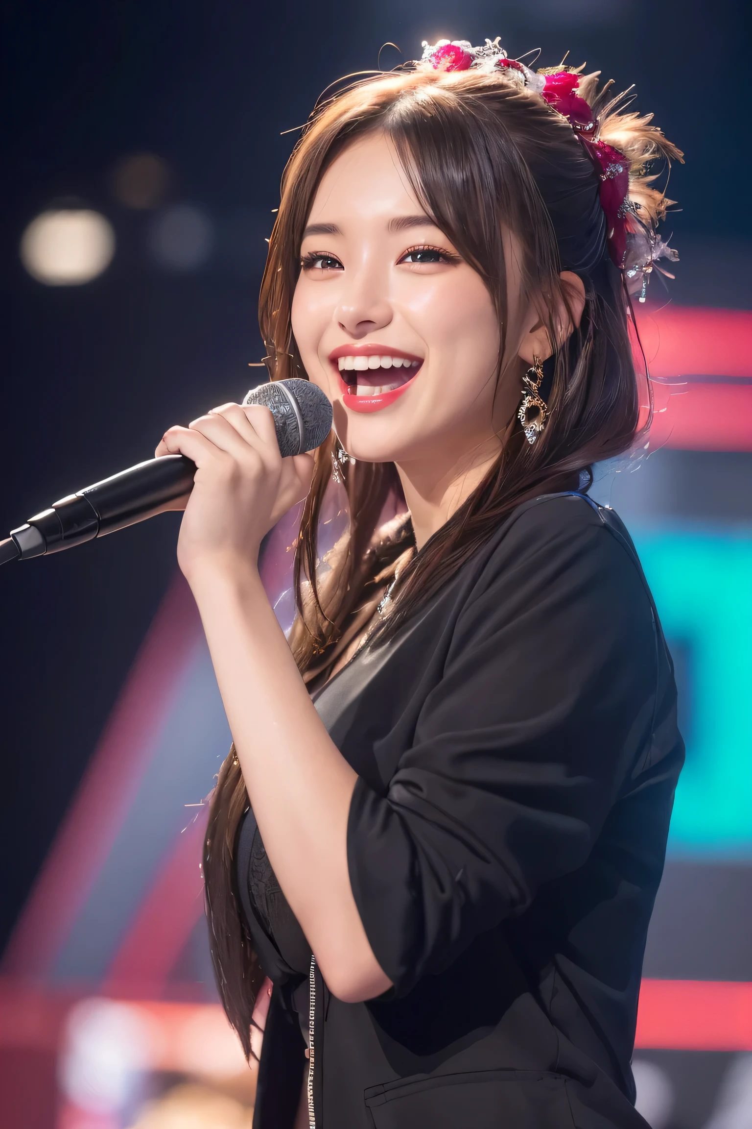 (8k, Ultra-high resolution, highest quality, masterpiece:1.2),(18-year-old:1.2)、(Insincere laughter)、(avert your eyes)、8k、Japanese girls' lives々new portrait、Photorealistic、Ultra-high resolution、highest quality、 (Huge breasts, Cleavage:1.2),(Swimsuit :1.3)、(From below:1.2)、Sitting in a chair、Arms crossed、(Panty shot:1.2)、(Luxury Cafe:1.4) break (Natural skin texture、Detailed skin、Hyperrealism、Ultra Sharpness)、Intricate details、Depth of written boundary、Dim lighting、Korean Idol、Nogizaka Idol、Pin-up Girl、actress、Fashion model posing、expensive