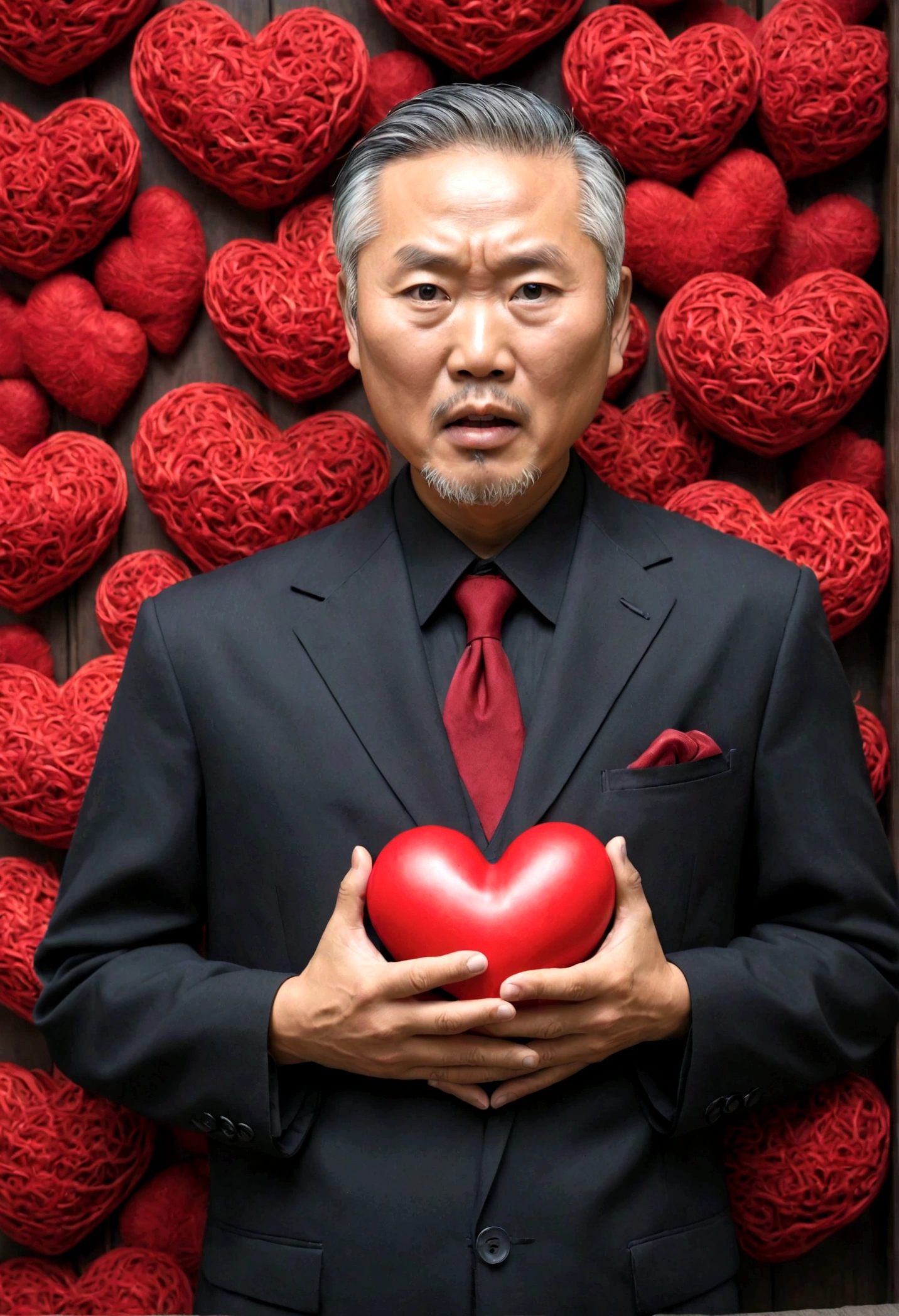 an Asian man has a heart attack