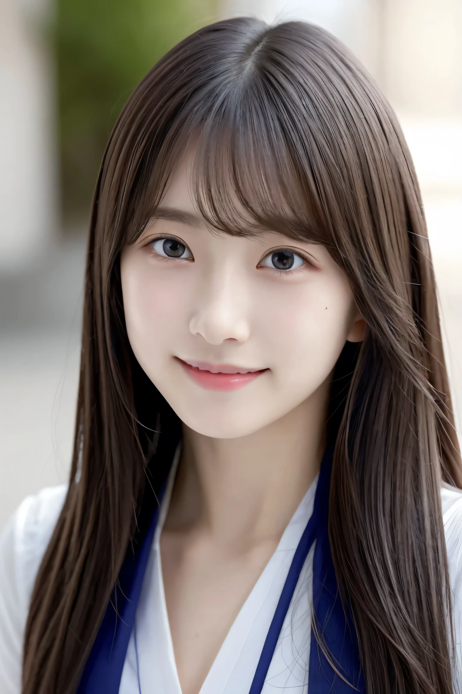 One Girl, Japanese Gravure Model, Medium Straight Hair, bangs, (Pale skin:1.1),Cute beautiful girl,Big Breasts, A simple, serious and innocent girl,
lose your smile, Feeling good, Feeling happy,
Dynamic Angle, Dynamic pose, (Fun pose:1.1),
(Innocent School Idol_Singer costumes:1.3), During stage break,
Tabletop, highest quality, 8k, detailed, detailed face, Skin and Hair, High Resolution, Perfect Anatomy, Physically-based Lendering, Realistic, Symmetrical clear eyes, Well-groomed face、Nogizaka Idol、Korean Idol、、20-year-old、Glamour、Gravure idol pose、Adult Actress、Len、Beauty