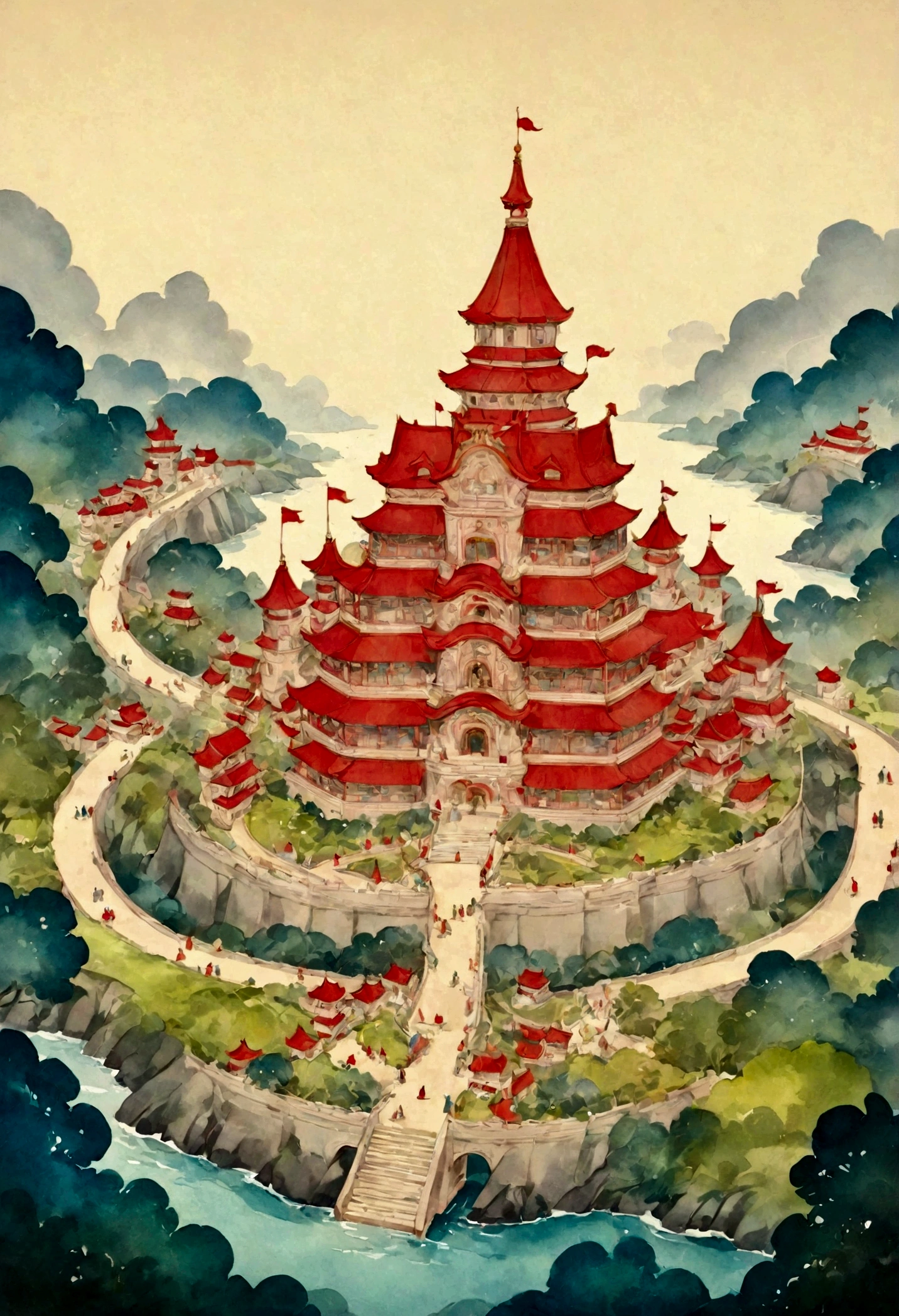Chinese fairy tale little kingdom