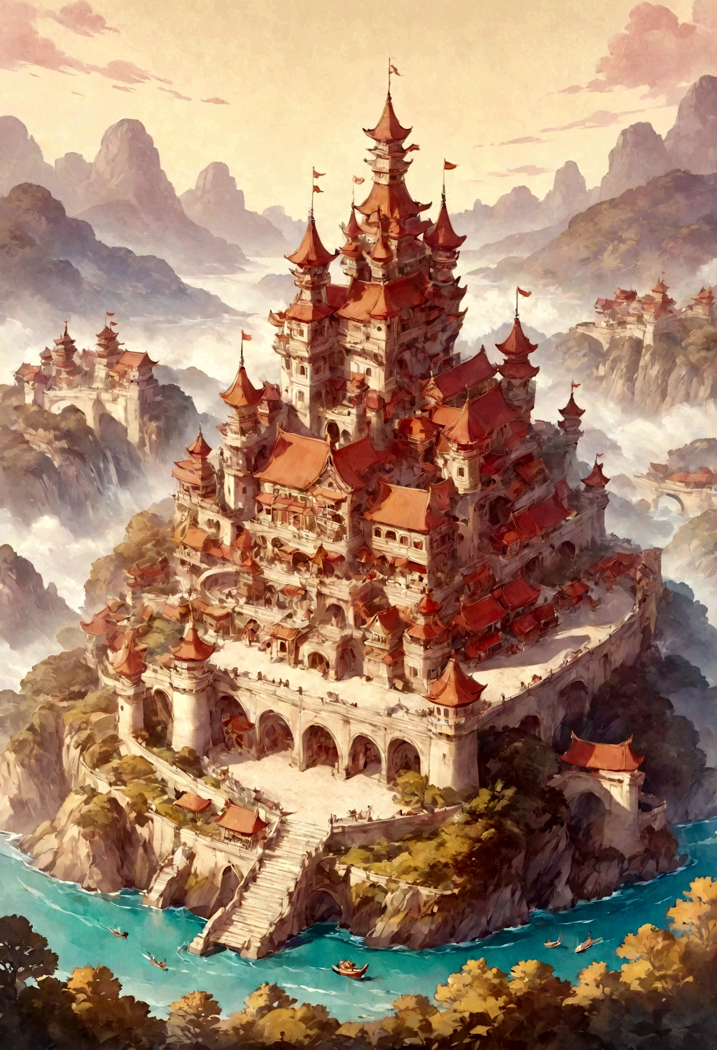 Chinese fairy tale little kingdom
