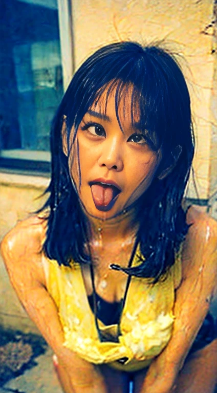 (masterpiece, 16k,8k,4K ,Very detailed:1.1),(Beautiful Face:1.1),(One Girl:1.1),Age 25,Japanese Girls,(Jewelry Lifting:1.3),(urination:1.4),(Embarrassing:1.2), Open your mouth,I opened my eyes,Medium Shot,Moaning,(traces of saliva), Eyes Wide Open, (Frowning),(Crazy Eyes) ,Heavily wet,(Wet thighs),(Open leg pose),C cup breasts,(cum running down her legs),Black Hair,Squirting on your own, Wet clothes, The face of a talented person,I can't hold my Squirting, doggy pose, Her body can't hold my Squirting, Squirting in the middle of town,stand up, Hyper cum desperate face,Embarrassing face,Painful face, Covered in semen, cum on longtan,cum on face, vagina and anus,cum shot,Tied up with rope,ahegao,Suck your own breasts,drinking semen,cum shot in mouth,Pink nipples,Squeezing a penis between her buttocks,