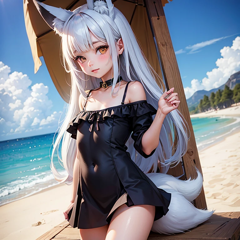 Fox Girl, Fox&#39;s Tail, Nine-Tailed Fox,Fox Ears, Black colored hair, Fox Makeup,One Girl、 Kimono with open chest,  Body size is 100-70-90!、Nice body, Avatar, face, Open chest, lewd face, Dominant representation, naughty face,Big Breasts,Emphasize cleavage,Show bare skin、Skin is visible、With legs apart、Show off your thighs、With legs apart、A beautifully patterned kimono、I can see her cleavage、Muscular、Uplifting、Abdominal muscles、Exposed skin、Long Hair、Skin Texture、Soft breasts 