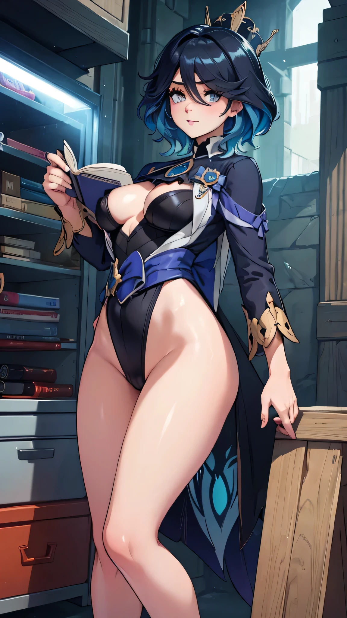((masterpiece)), (best quality),, official art, extremely detailed CG unity 8k wallpaper, highly detailed, shiny skin, Depth of field, vivid color,, 1girl, (curvy:0.6), (full body:0.8), girl wearing sexy clothes, sexy , portrait sophie mudd, casual pose, gorgeous young model, cute young woman, a beautiful -aged girl, very pretty model, young , cute young girl, beautiful young girl, beautiful model, long black/blue hair, dark hair, shiny hair, young and cute girl, girl, Hinata, Naruto, Hinata anime, anime, looking at me, high shadow texturing, shadows included, looking epic, epic background, epic place, single person, nobody else, wearing swimsuit, wearing somethink cute, wearing cute dress, adorable, kawaii, cute, proud, happy, definision of happines, rainy day, rain, light source, epic lighting, sunning, 18+ , epic background, super epic backgorund, backgorund theme, suepr shadowing, shadows, dynamic lighting, wearing sexy clothes of random color, (Background: library), poses: (Poses: reading book, studying), light face, light outline lines, realistic, hyper detailer, high details