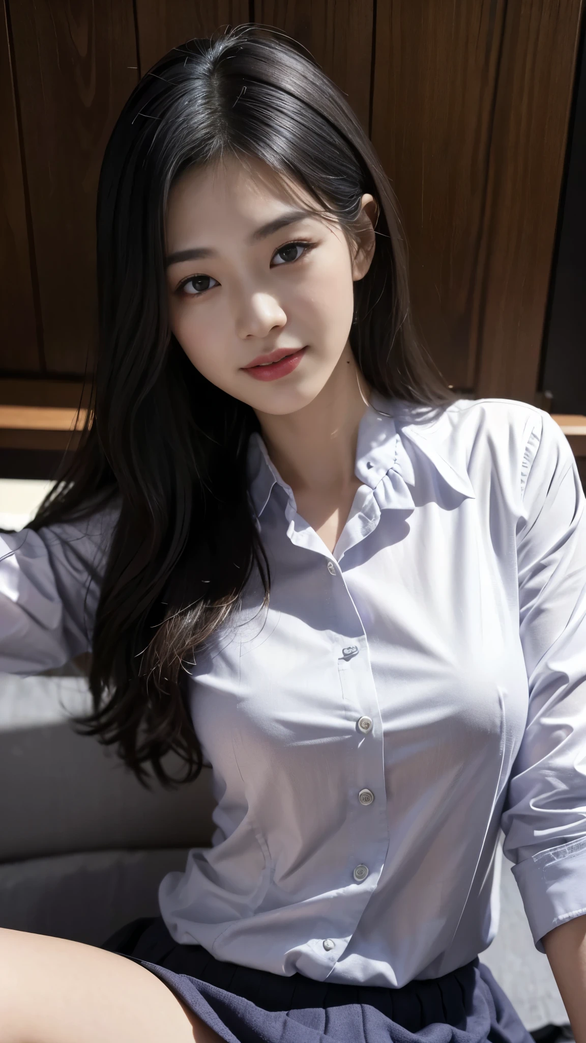 (Ultra high definition)(masterpiece)(Very detailed)(high quality)(最high quality) (16k )office lady dress shirts,office lady skirt
