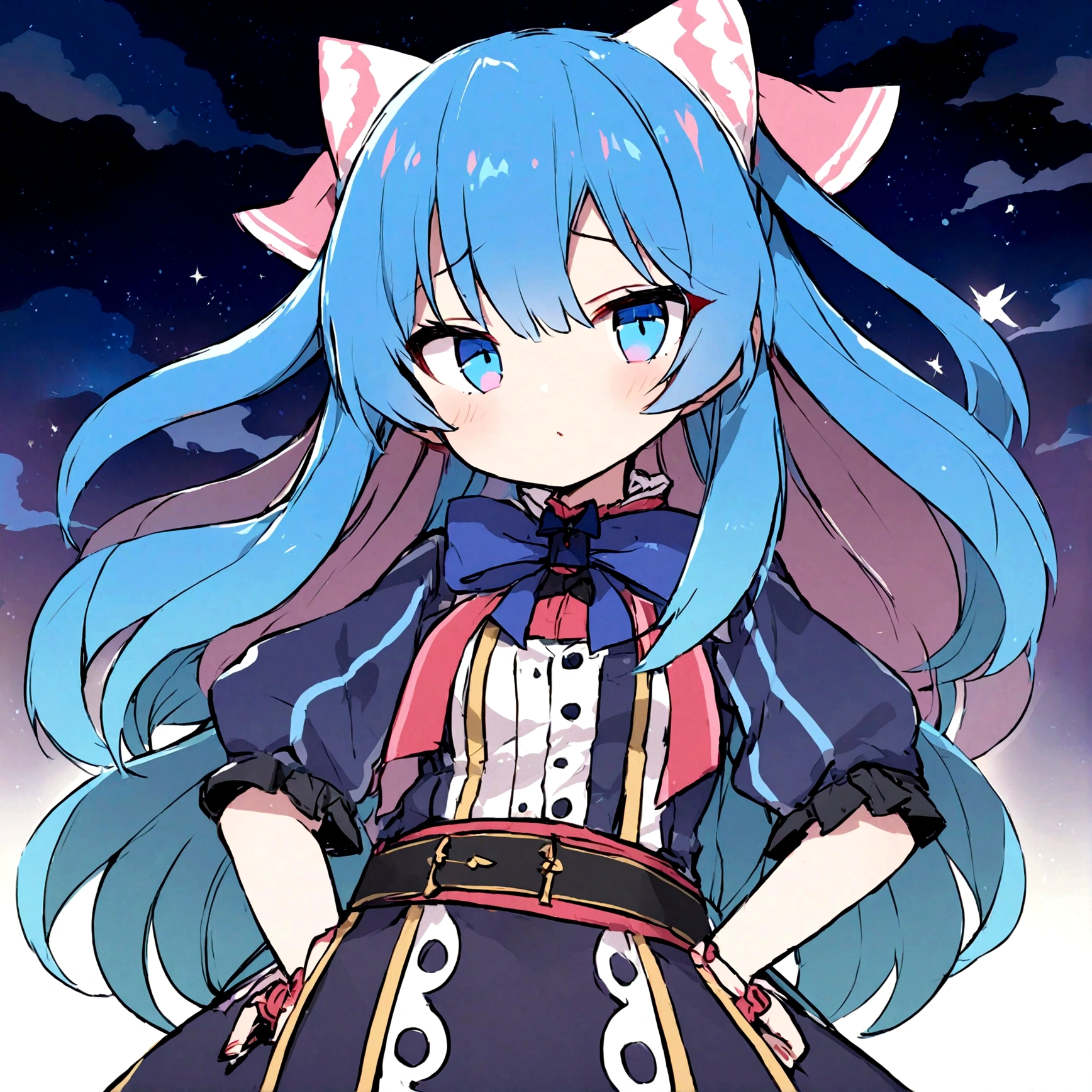 remilia scarlet hagarrandose la cintura