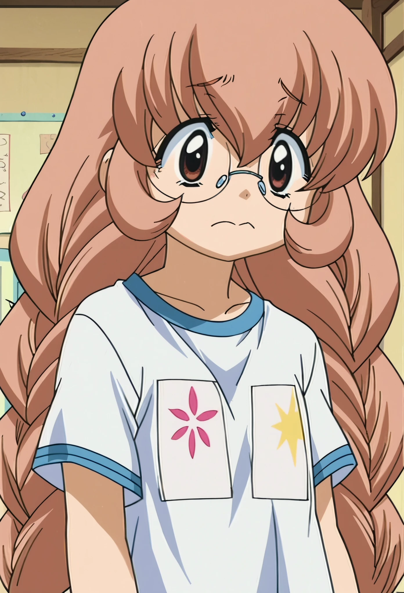 rating_explicit, sharp, score_10, score_9, score_8_up, consistent background, anime screencap, flat shadows, flat colors, usa mimi