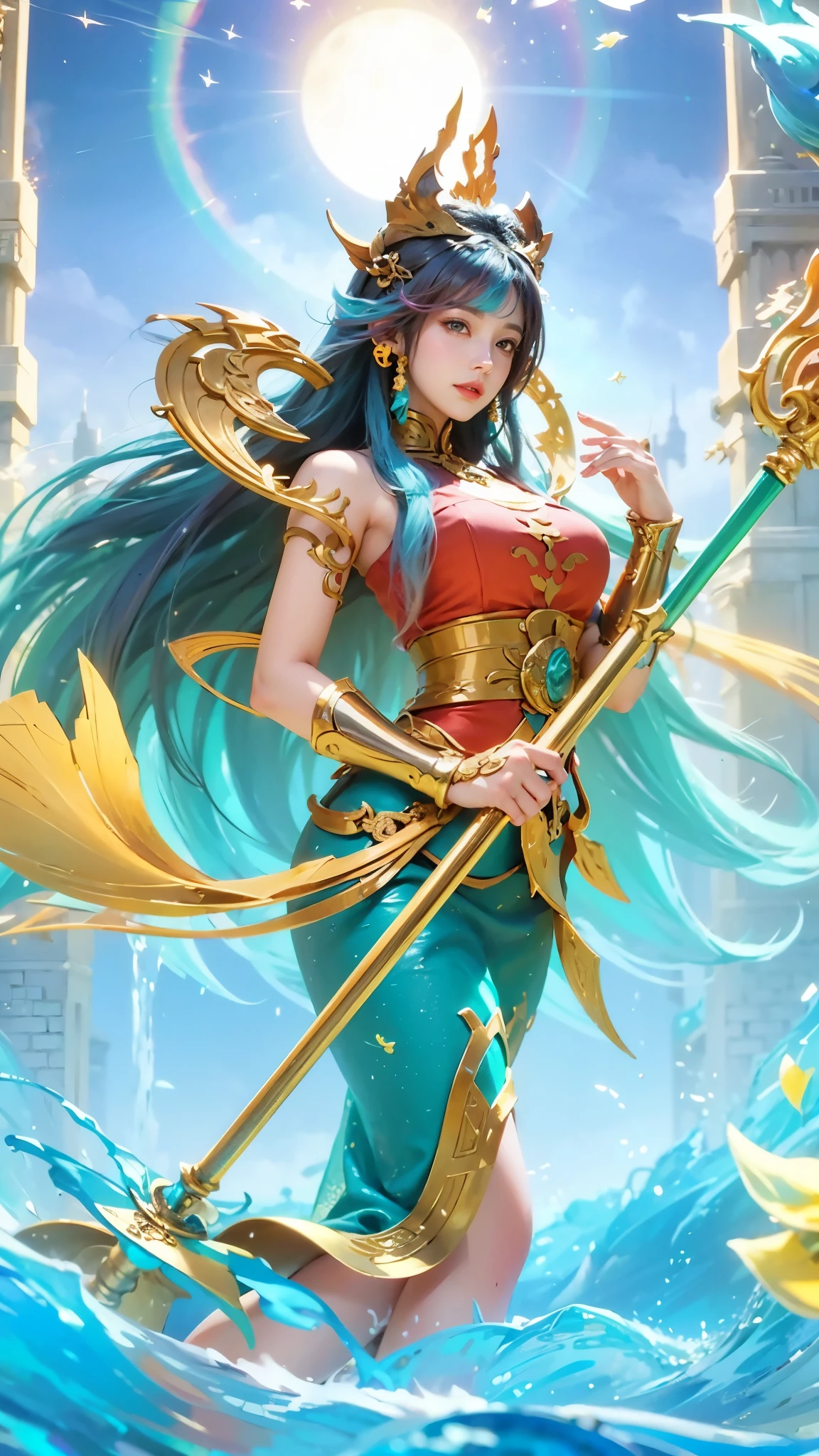 a close up of a girl , pink hair , big booobs ,  shadowbringers cinematic, 4 k detail fantasy, a beautiful fantasy empress, game cg, xianxia fantasy, xianxia hero, 2. 5 d cgi anime fantasy artwork, cinematic goddess close shot, ruan jia and artgerm, wow 4 k detail fantasy, hyperdetailed fantasy character