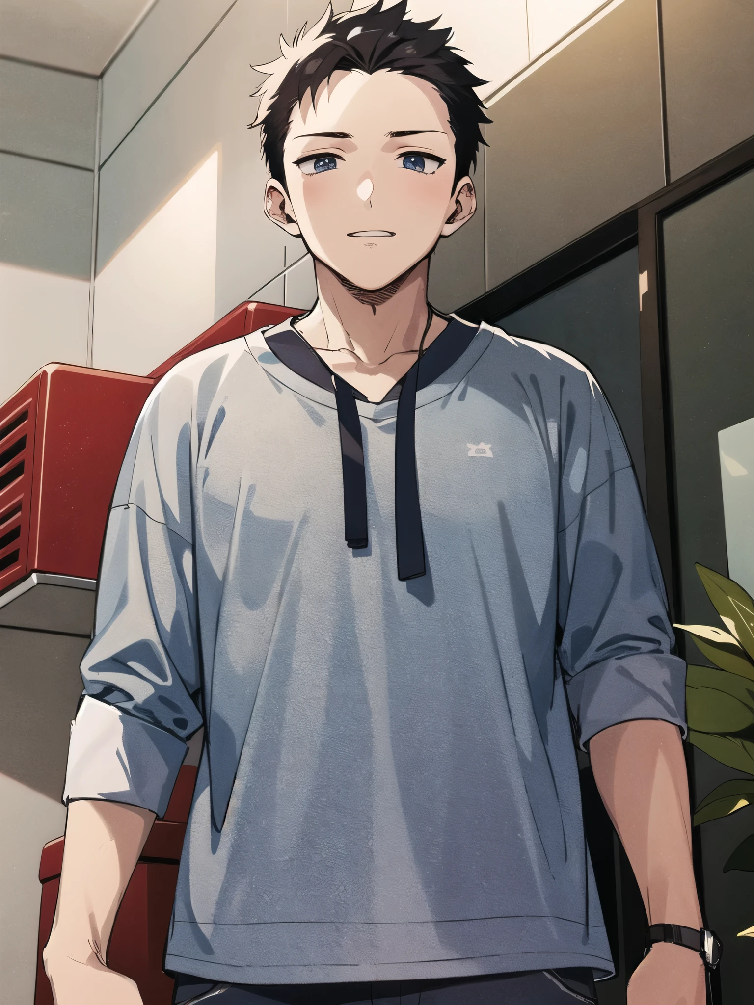 Anime boy cool cute skin white