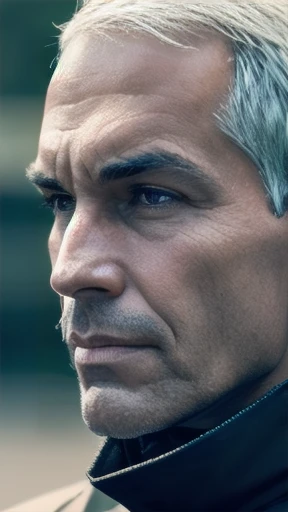 a  Jutta men focus on the face.