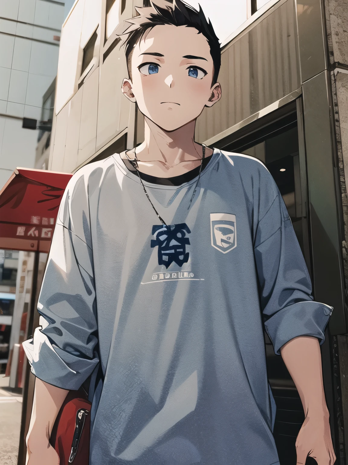 Anime boy cool cute skin white