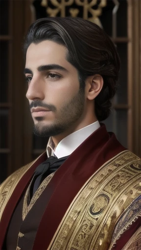 a sephardi men focus on the face.