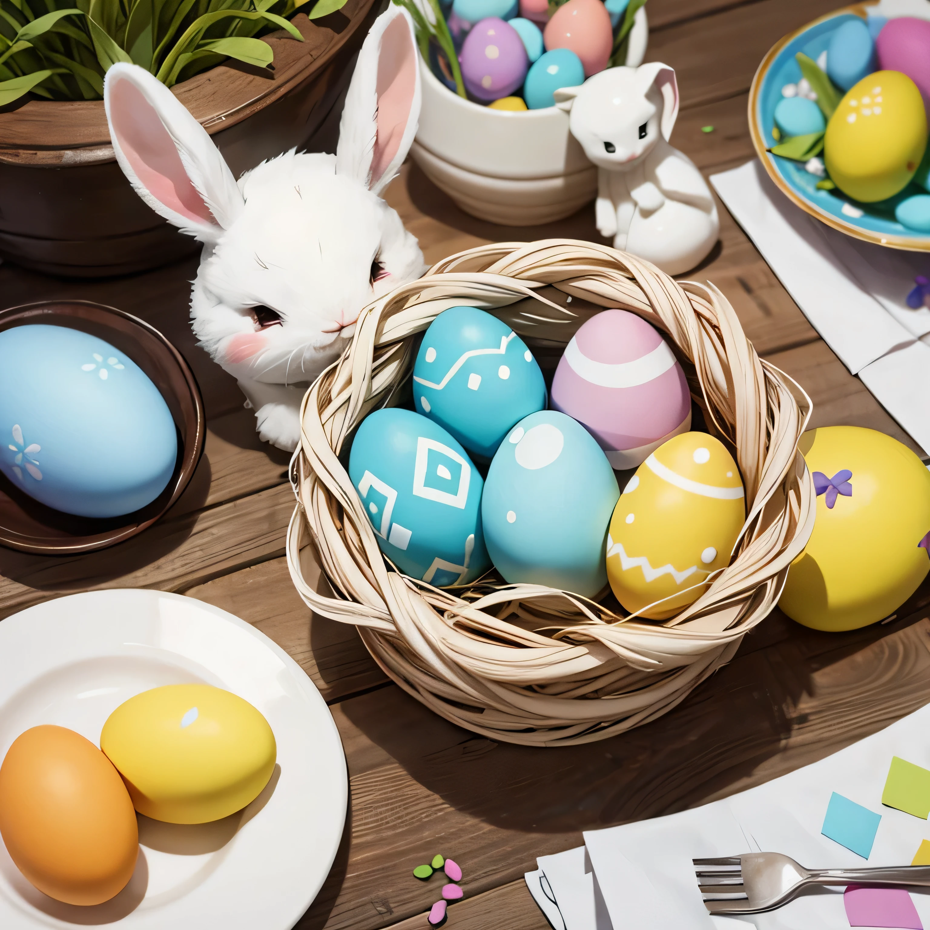 easter with proper negative spaces