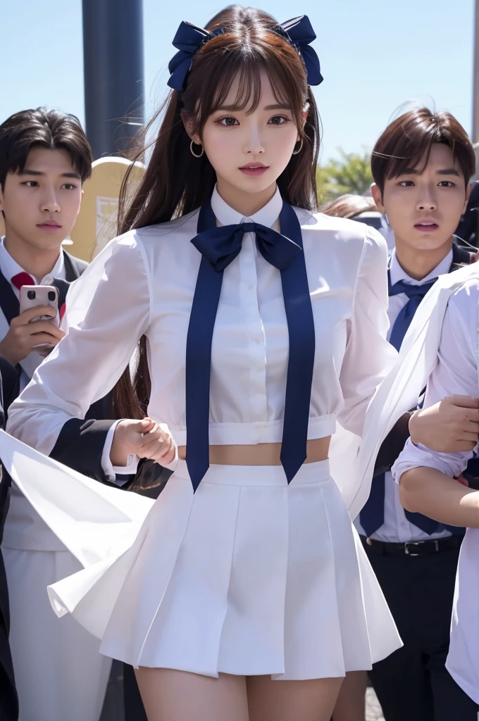 Beauty　The perfect idol　Exposed in front of men　ribbon　whole body