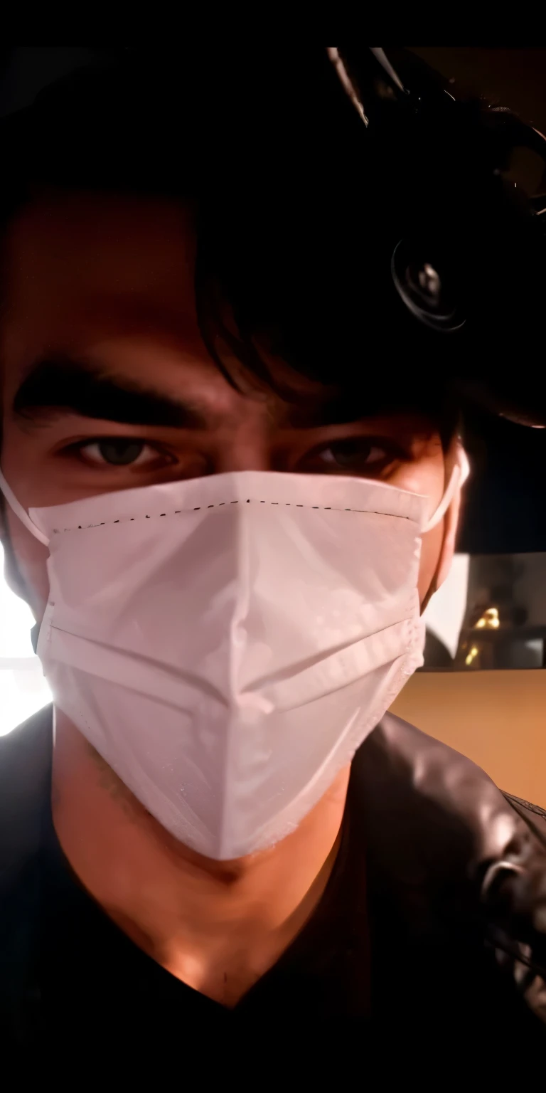 Remove mask and make more good looking handsome and stylish