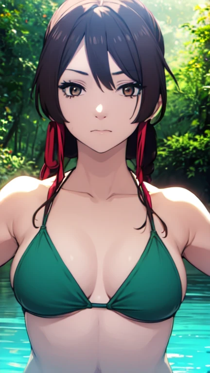 Sagiri in bikini brown eyes