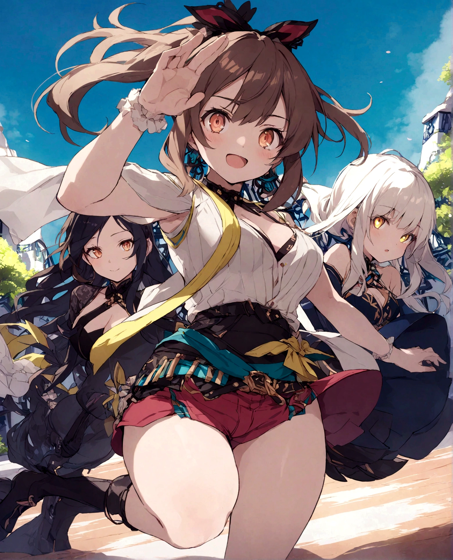 {{{masterpiece}, }}, {Highly detailed CG Unity 8k wallpaper}, wonderful, In detail, alone, {{Floating Hair}, }, {{cherry blossoms}, }, Outdoor, null, {{Wind}, }, Detailed Background, Beautiful fine details, See through:Evening Dresses:0.3, Cleavage, Bright Eyes, {{whole body}, }, Dynamic pose, Dynamic Angle, Cleavage, View Viewer, Detailed clothing, Cinema Lighting, close, highest quality