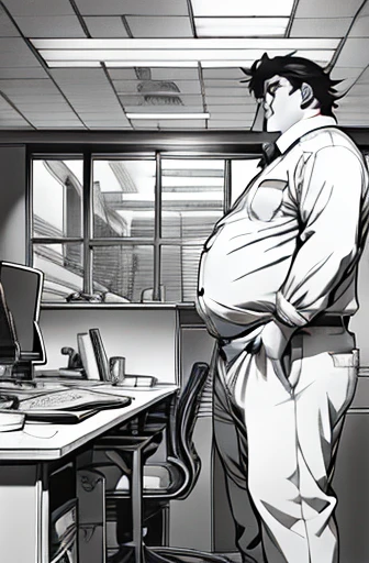  huge fat obese man is having sex in the office  ((sexo hentai)) ((sexo anal)) ((sexo oral))
