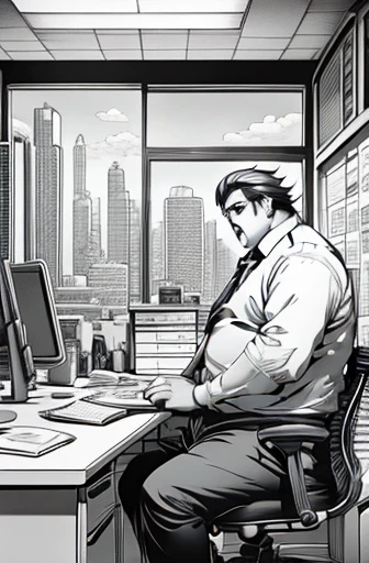  huge fat obese man is having sex in the office  ((sexo hentai)) ((sexo anal)) ((sexo oral))