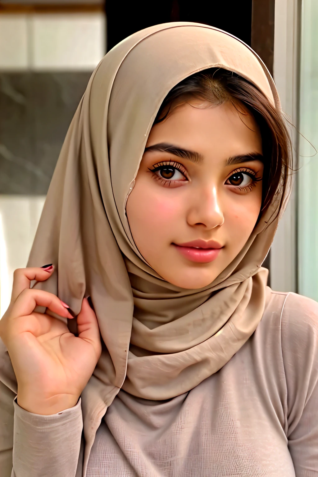 Muslim beautiful girl 
