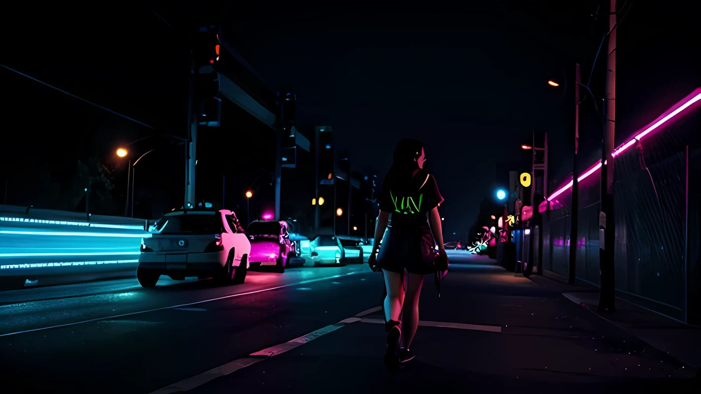 Love neon on the dark