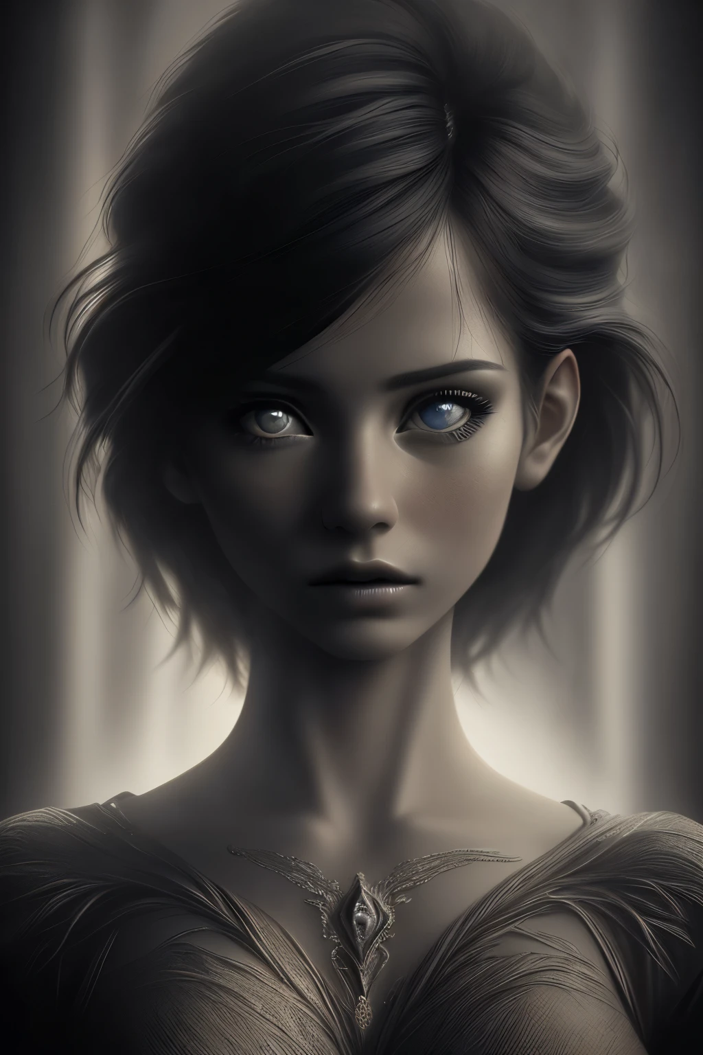 crouch, liberal, willpower, comfort, 1girl, beautiful detailed eyes, beautiful detailed lips, extremely detailed eyes and face, long eyelashes, oil painting, intricate details, ghost-like figure, dramatic lighting, cinematic, moody colors, chiaroscuro, impasto, impressionistic, (best quality, 4k, 8k, highres, masterpiece:1.2), ultra-detailed, (realistic, photorealistic, photo-realistic:1.37)