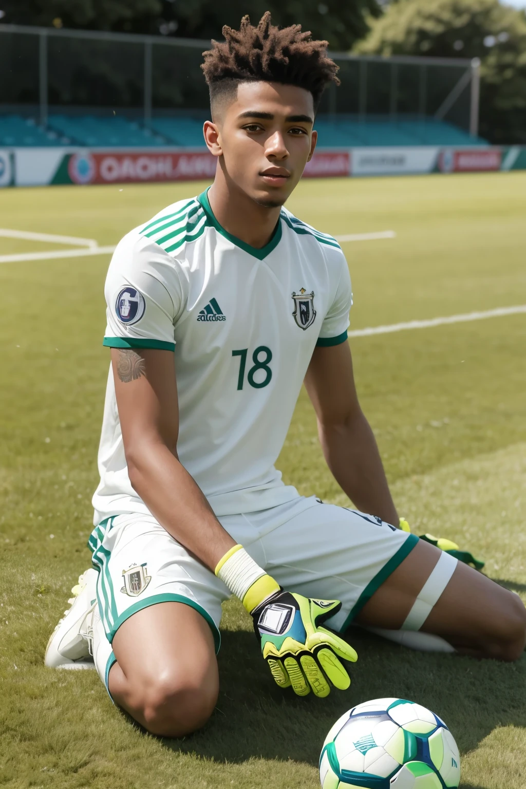 cria um goleiro britanico de 18 anos com 1,94 de altura loiro de manchester que foi contratado pelo fulham e vai estrear no futebol profissional
branco e bonito