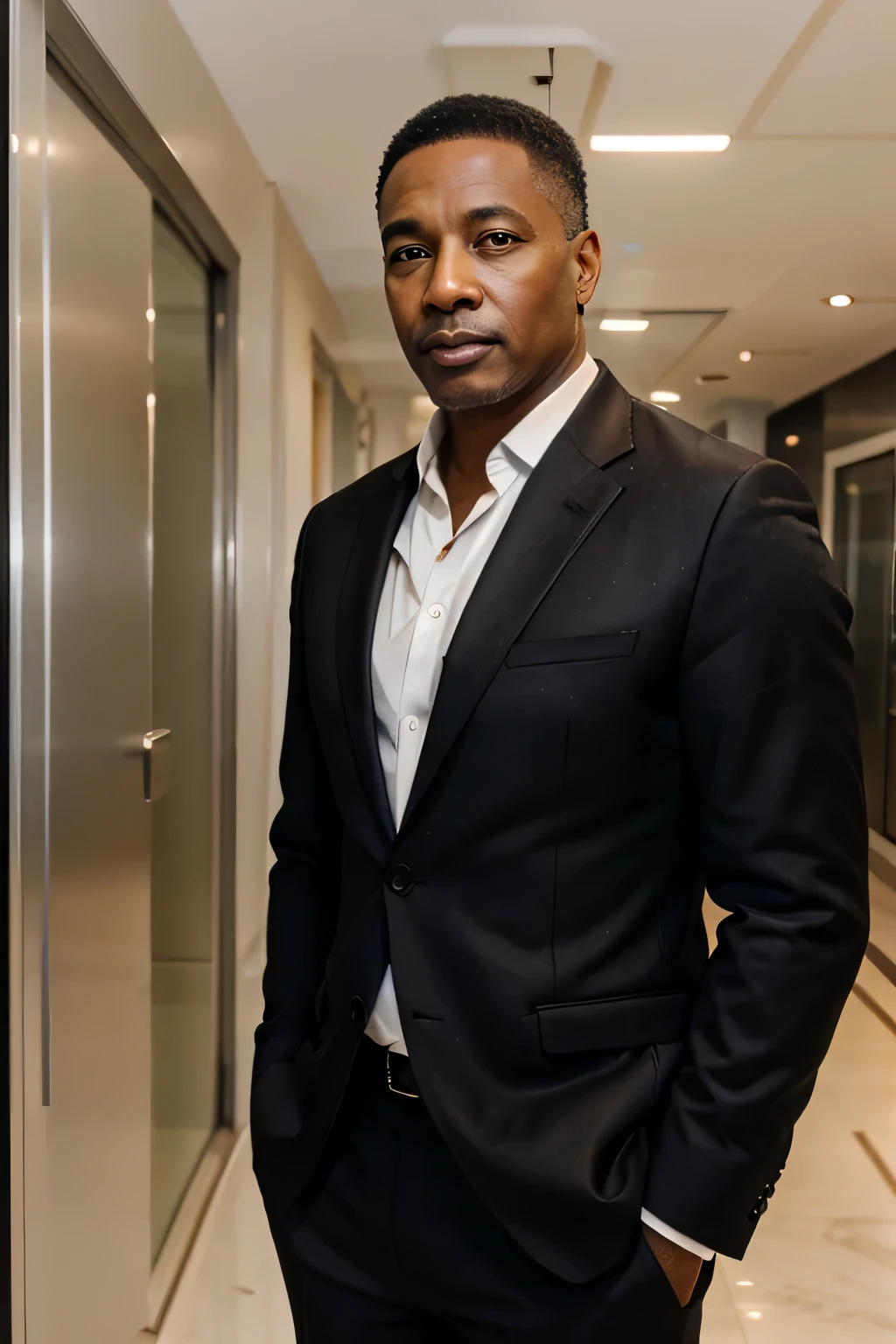 53 year old handsome successful black business man