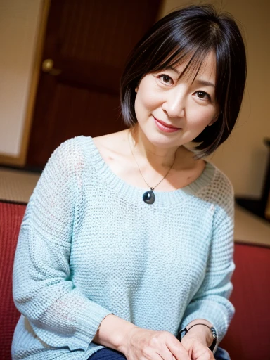Japanese female 1 person, (Mature woman&#39;s body:0.7 ,) Black underwear.  (White skin: 0.7, ), A tired look, (RAW Photos:1.2), (Realistic), Exquisite face, alone,  Full body shot, background:Dark hotel room,  (Hair Color:Brunette, )