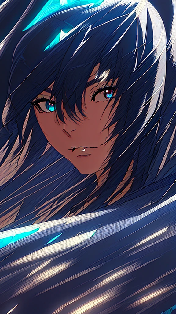 a close up of a woman in a silver and blue dress, chengwei pan on artstation, by Yang J, detailed fantasy art, stunning character art, fanart best artstation, epic exquisite character art, beautiful armor, extremely detailed artgerm, detailed digital anime art, artgerm on artstation pixiv, armor girl