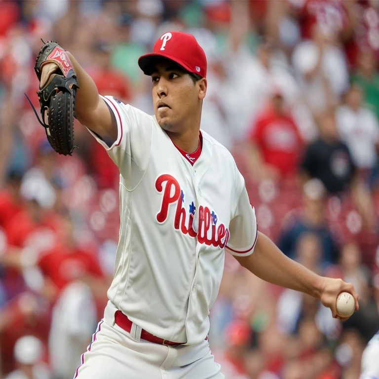 Arafed pitcher in Phillies uniform throwing a baseball, brian pulido, alex malveda, ariel perez, velasquez, gonzalez, andrew gonzalez, joel torres, danilo torres, andres rios, pedro correa, christian orrillo, bartolomé ros, eloy morales, luis melo, julio lacerda, foto de perfil, tomas sanchez